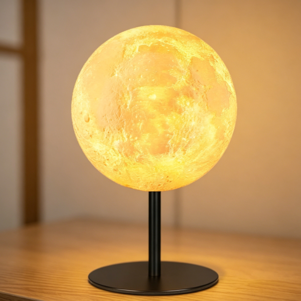 Small Dimmable Moon Table Lamp 30 Modes